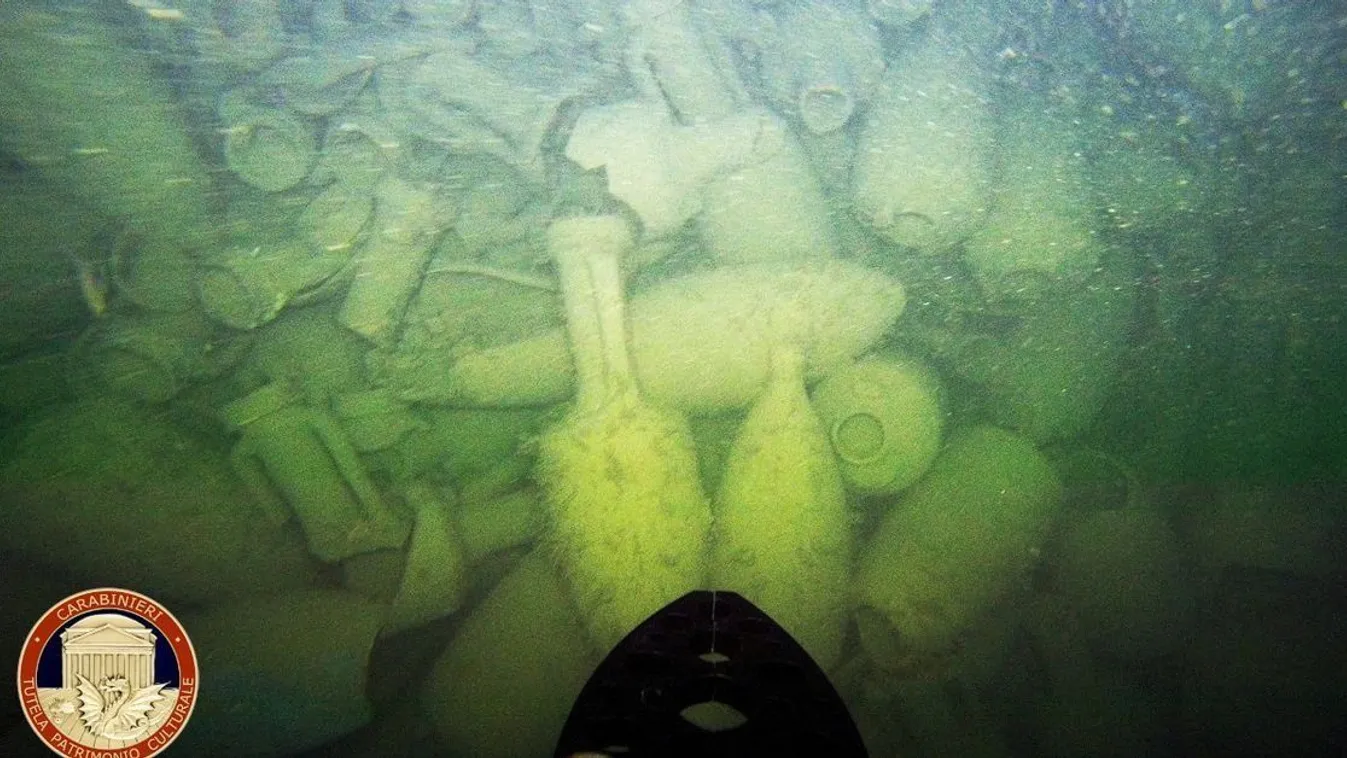 Kétezer éves hajóroncsot találtak az olasz partoknál