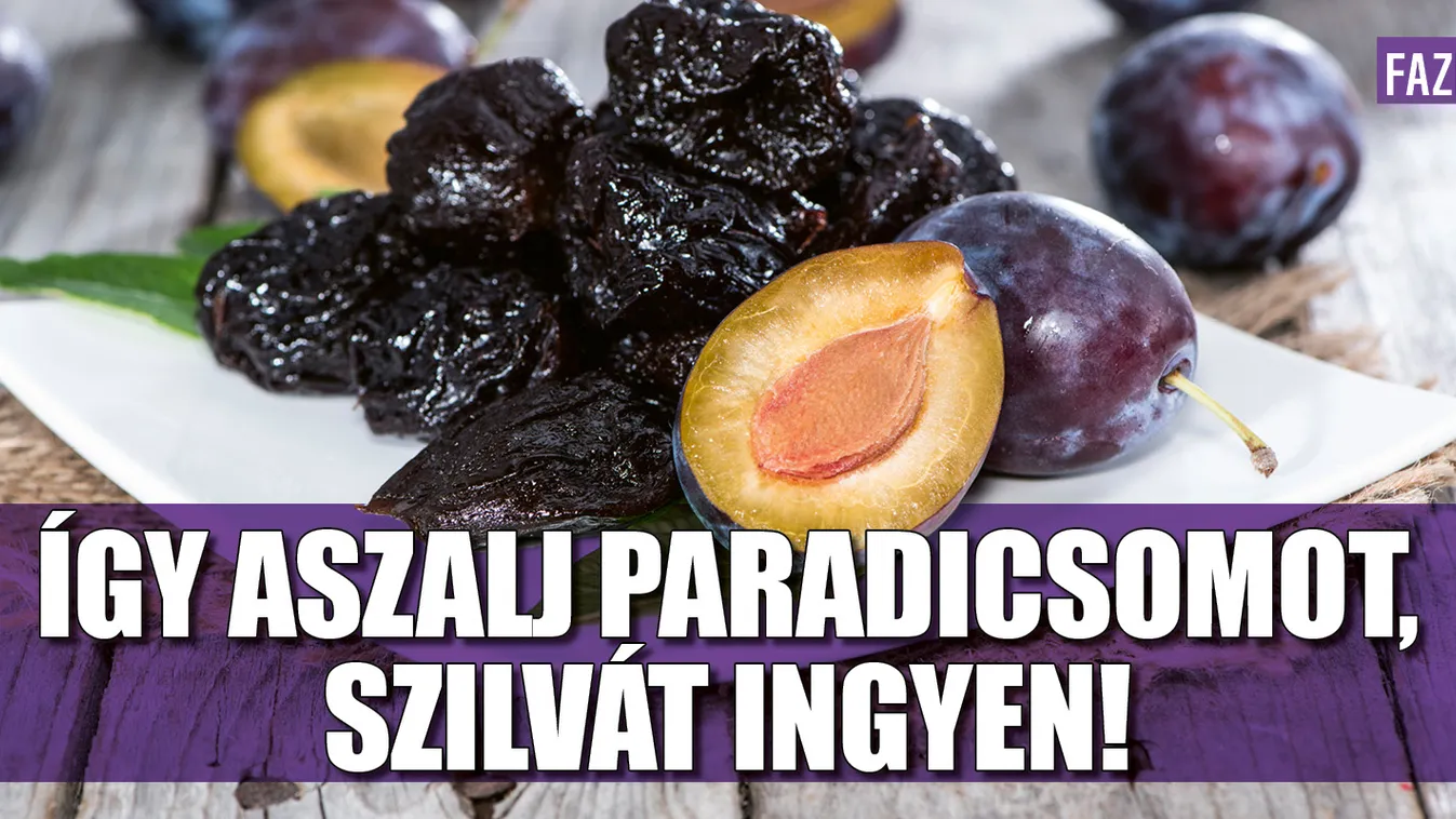 Így aszalj paradicsomot, szilvát ingyen!