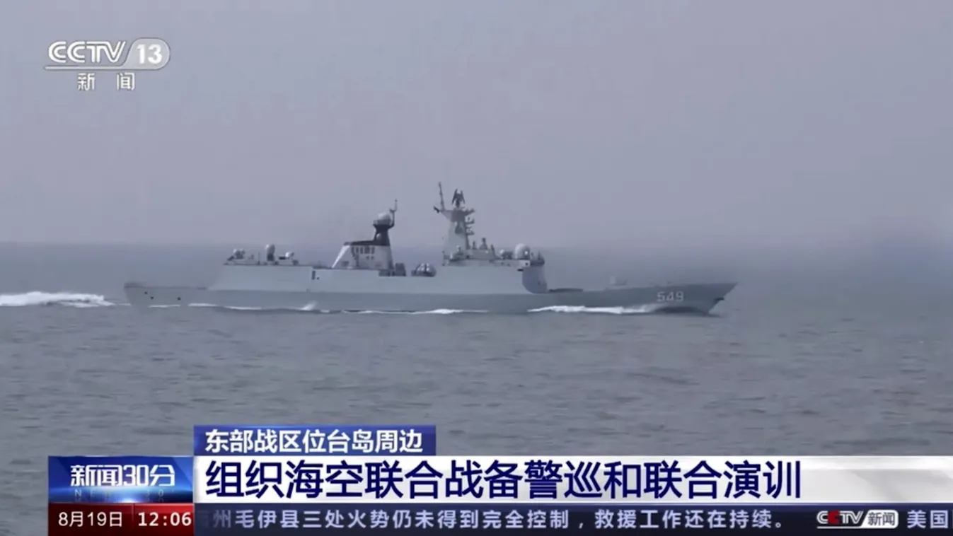 Nagy kínai hadgyakorlat Tajvan körül