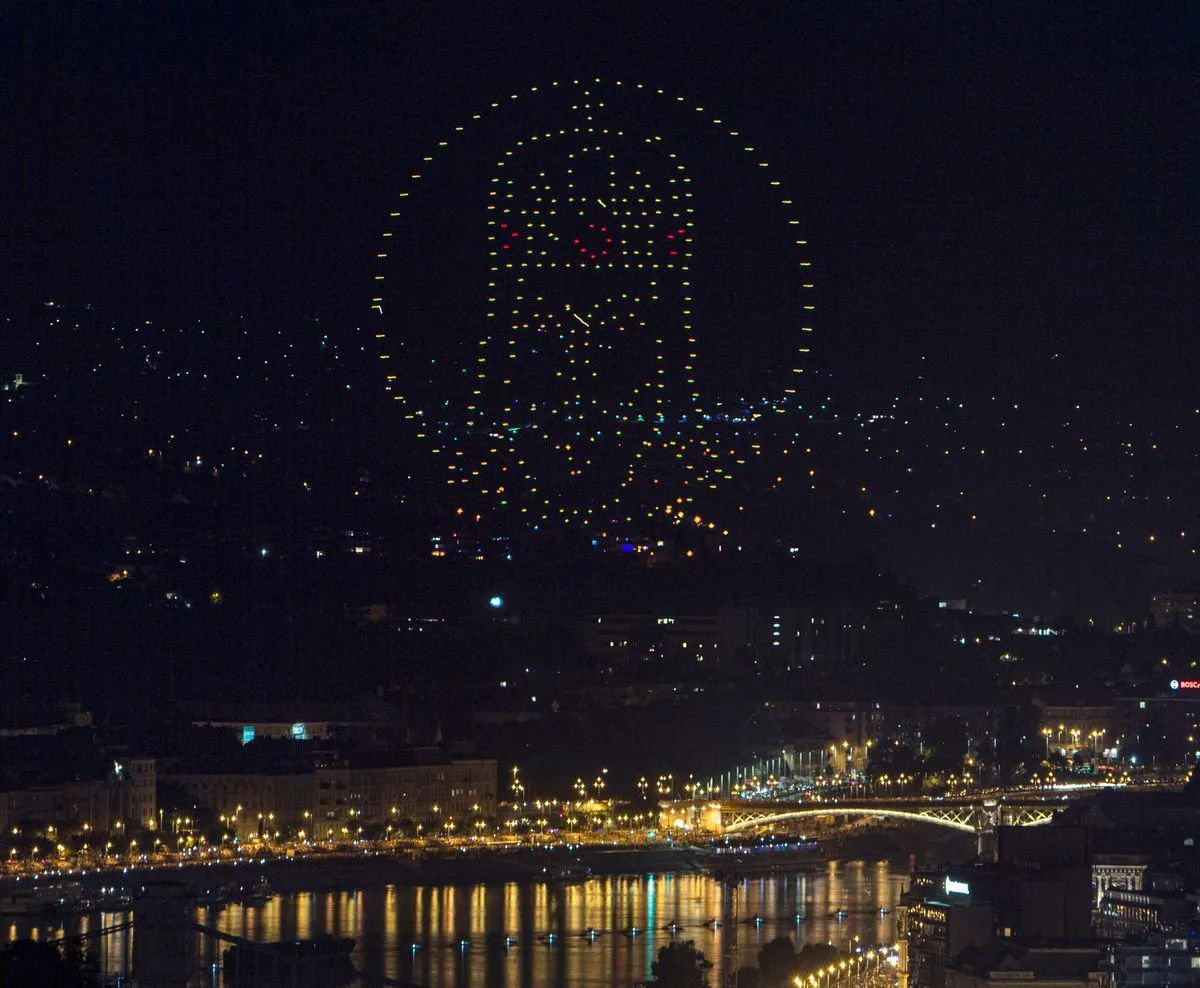 drónshow, tűzijáték, augusztus 20