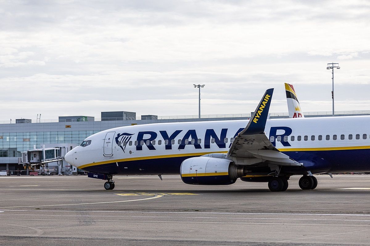 Ryanair repülőgép, fotó: AFP