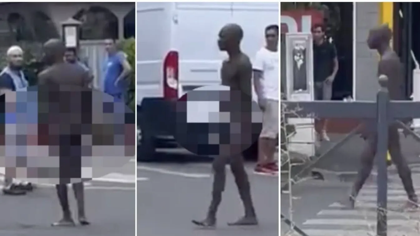 Anyaszült meztelenül őrjöngött egy migráns Firenzében