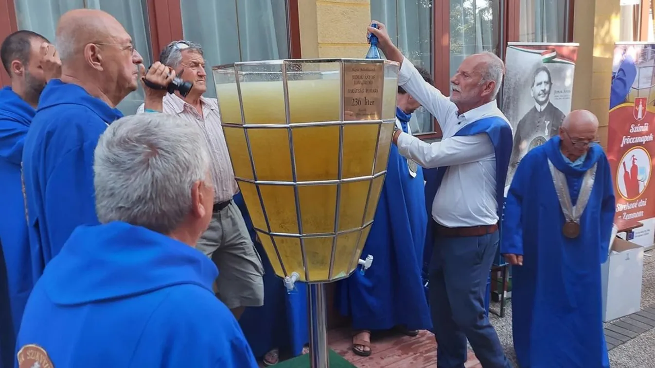 Megdőlt a fröccsrekord, erre a feltalálója is büszke lenne