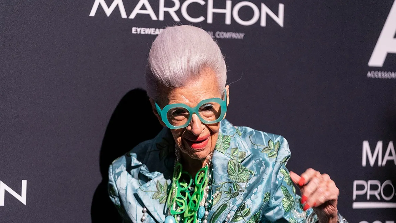 102 éves lett a világ legnagyobb divatikonja, istenien néz ki