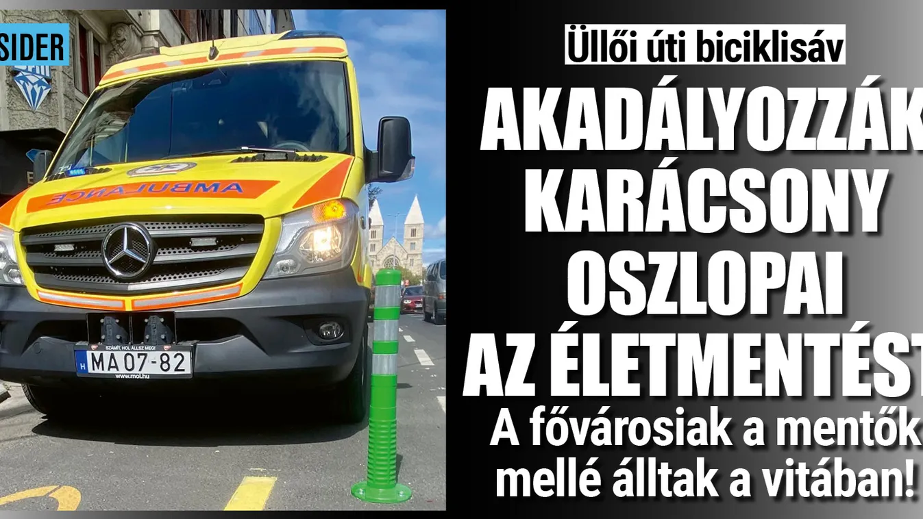 Az emberek a mentők mellé álltak Karácsonnyal szemben