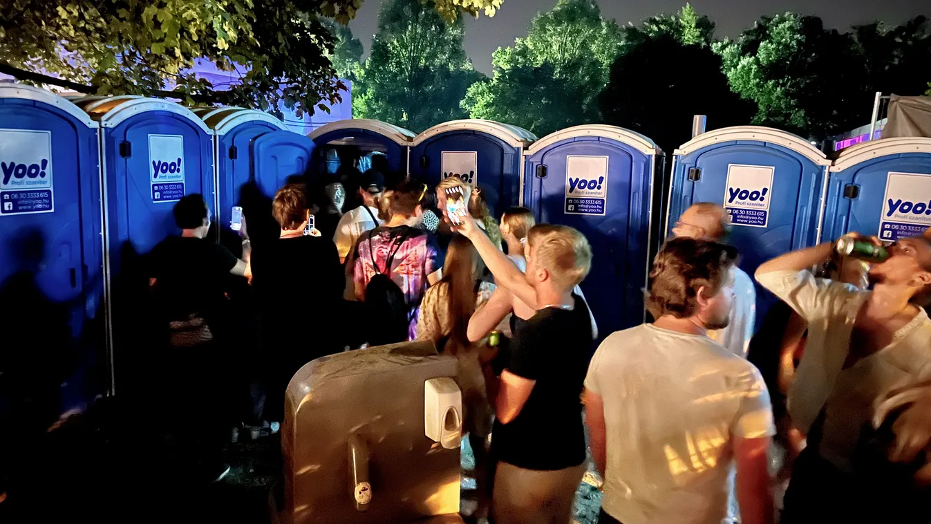 Heten jöttek ki a Szigeten egy vécéből - tudod miért?