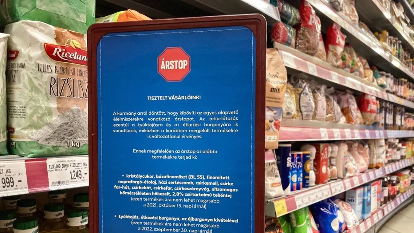 Folyamatos az élelmiszerárak esése