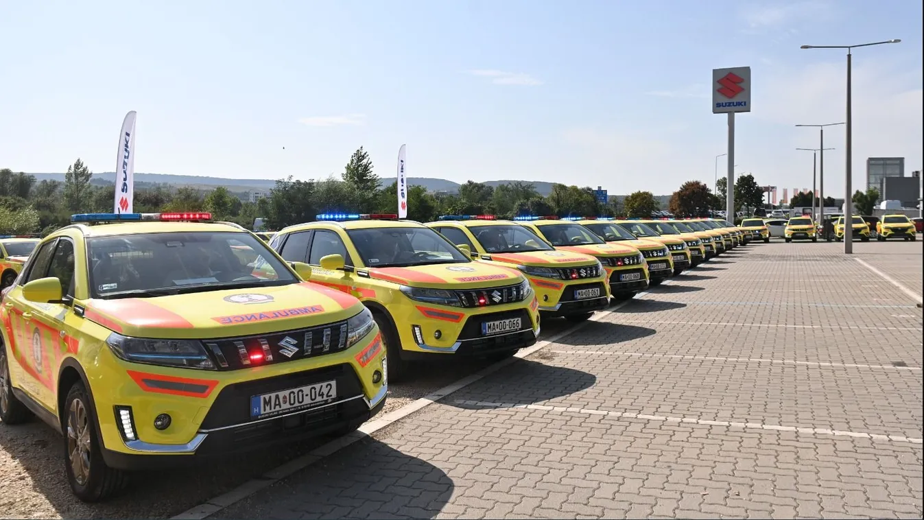 Százhetven új gépjárművet kapott az Országos Mentőszolgálat