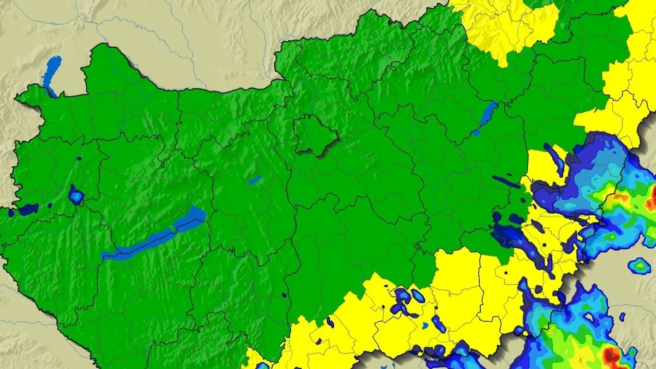 Kiadták a riasztást, perceken belül komoly zivatar csaphat le az országban
