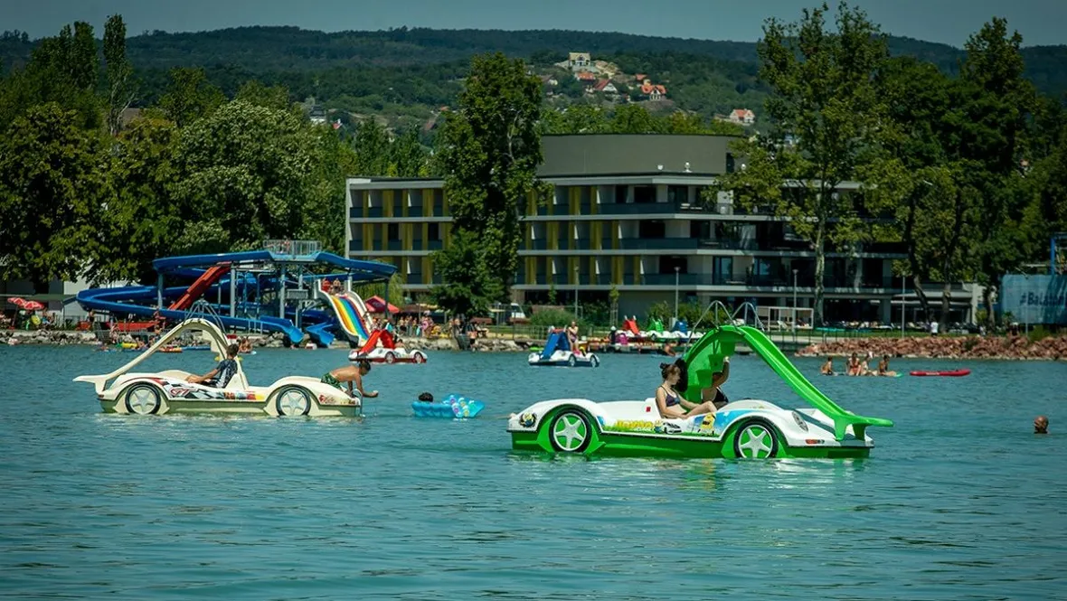 balaton, Balaton, strand, vizibicikli