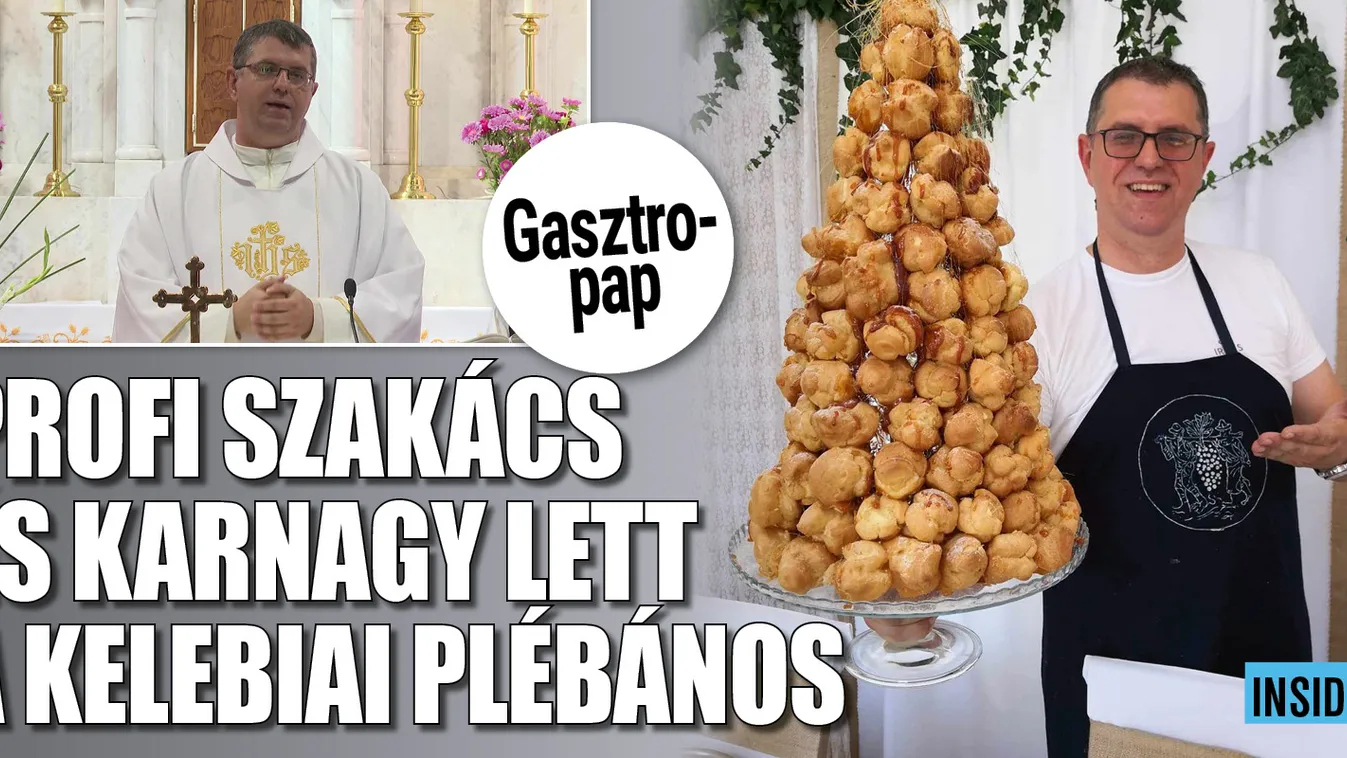 Népszerű sztárszakács a katolikus pap