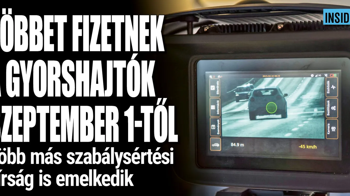 Szeptember 1-től több közlekedési bírság összege is nő