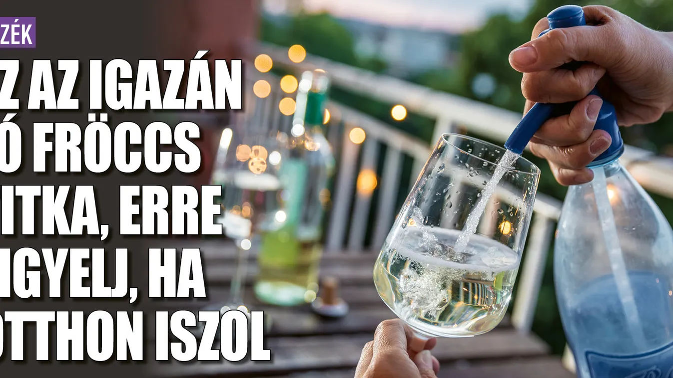 Ez az igazán jó fröccs titka, erre figyelj, ha otthon iszol
