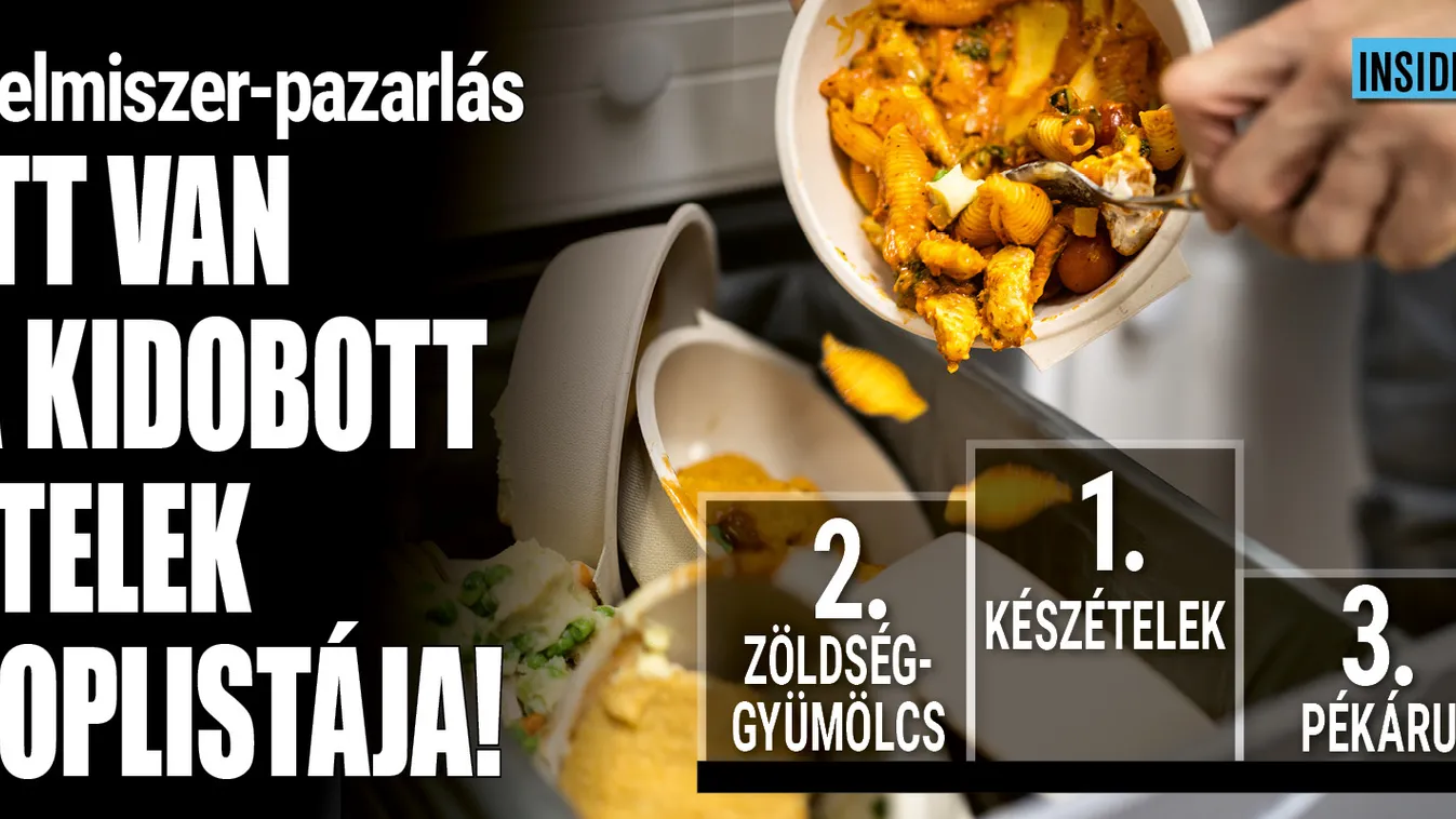 Itt van a kidobott ételek toplistája