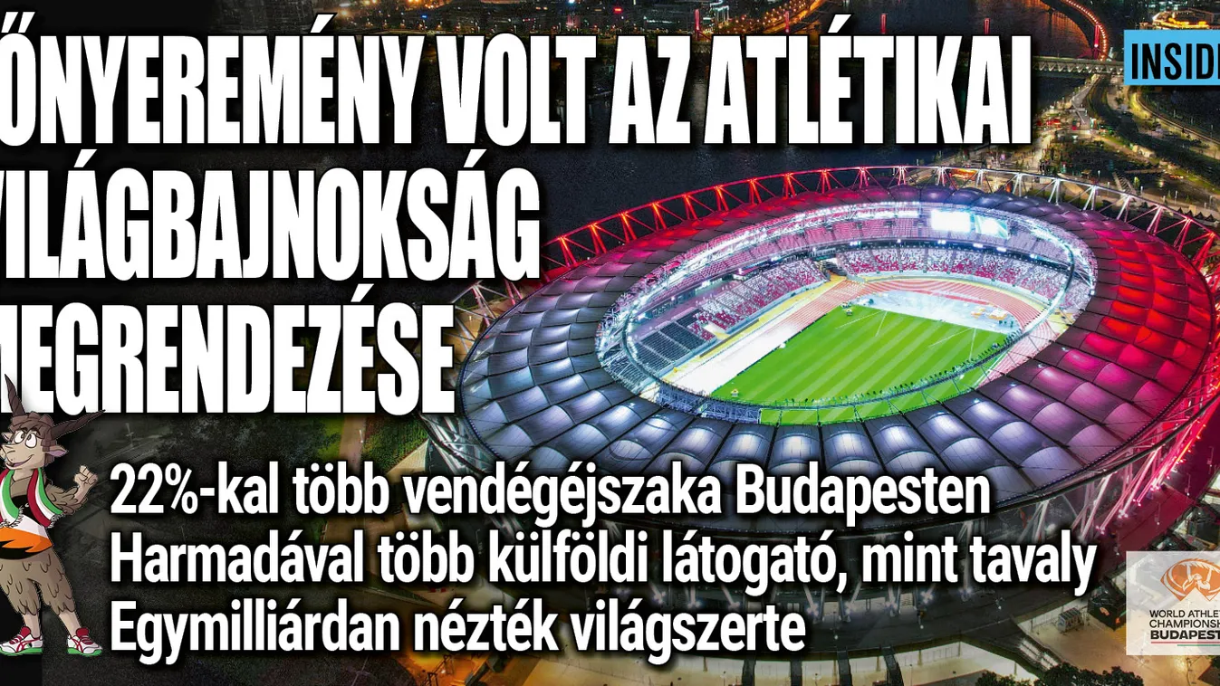 Főnyeremény volt az Atlétikai Világbajnokság megrendezése