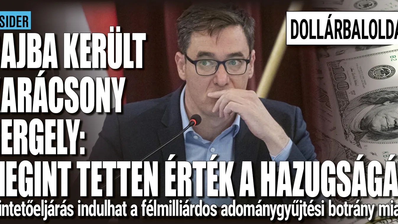 Bajban Karácsony Gergely, megint tetten érték egy hazugságát