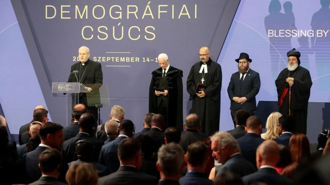 A legfőbb egyházi vezetők megáldották a demográfiai csúcsot