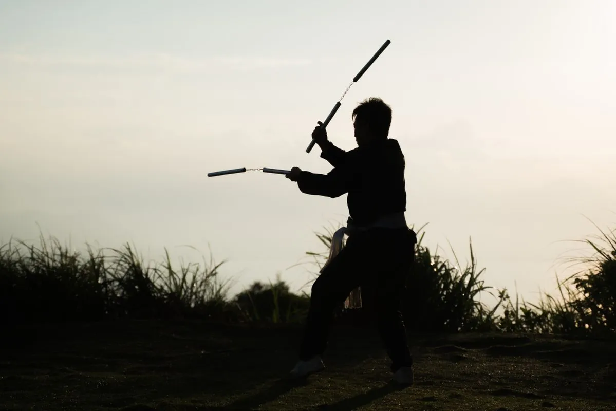 Silhouette,Of,A,Samurai,Fighter