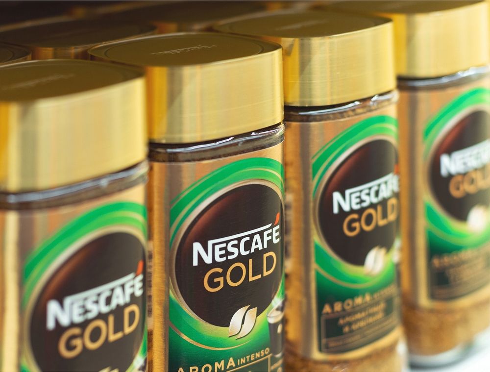 2022:,Glass,Packings,Of,The,Nescafe,Gold,Instant,Coffee,By