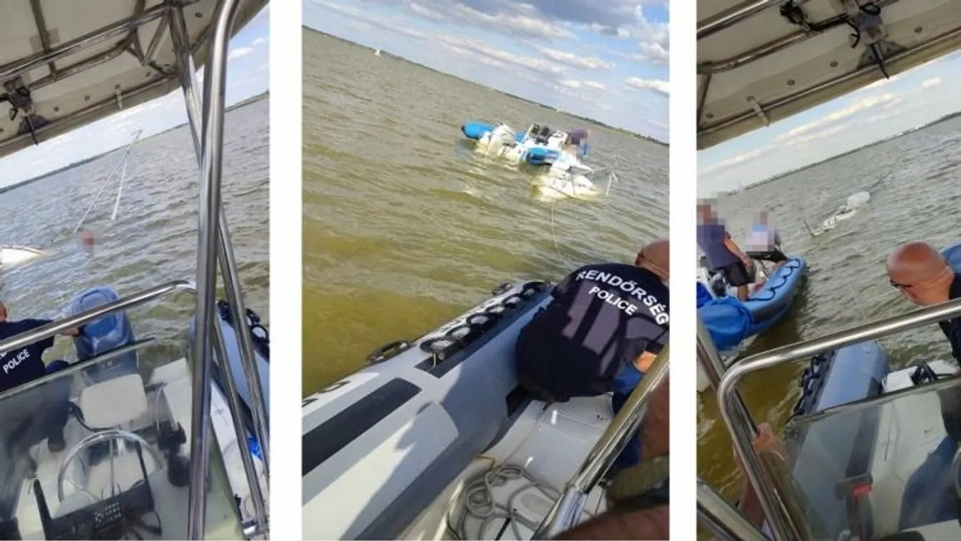 Vészhelyzet történt a Velencei tónál: rohantak rendőrök