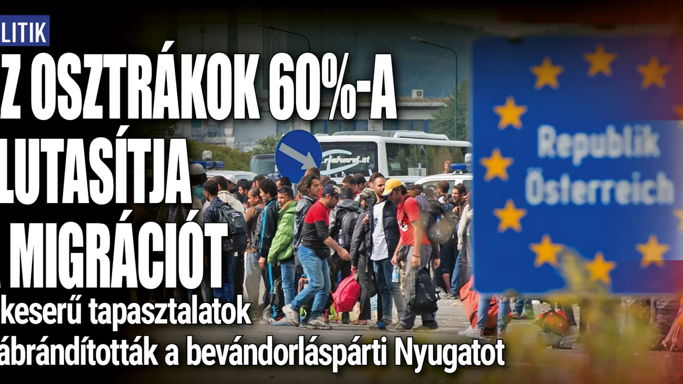 Besokallt Ausztria: a többség már elutasítja a migrációt