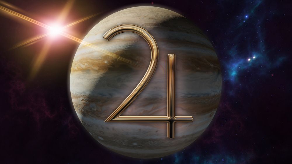 Jupiter,Zodiac,Horoscope,Symbol,And,Planet.,3d,Rendering
