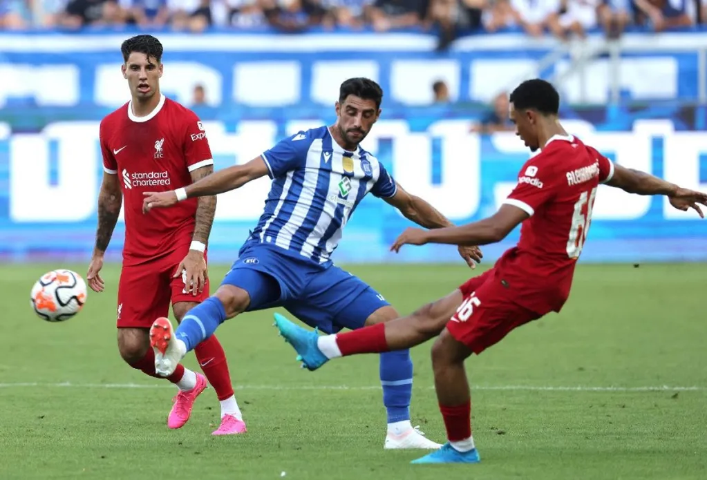 Szoboszlai (balra) Alexander-Arnolddal érti meg magát a legjobban