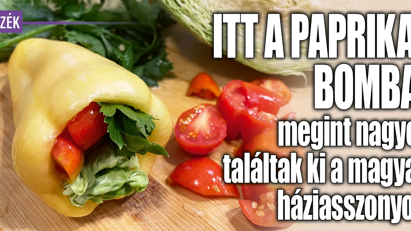 Itt a paprikabomba, nagyot alkottak a magyar háziasszonyok