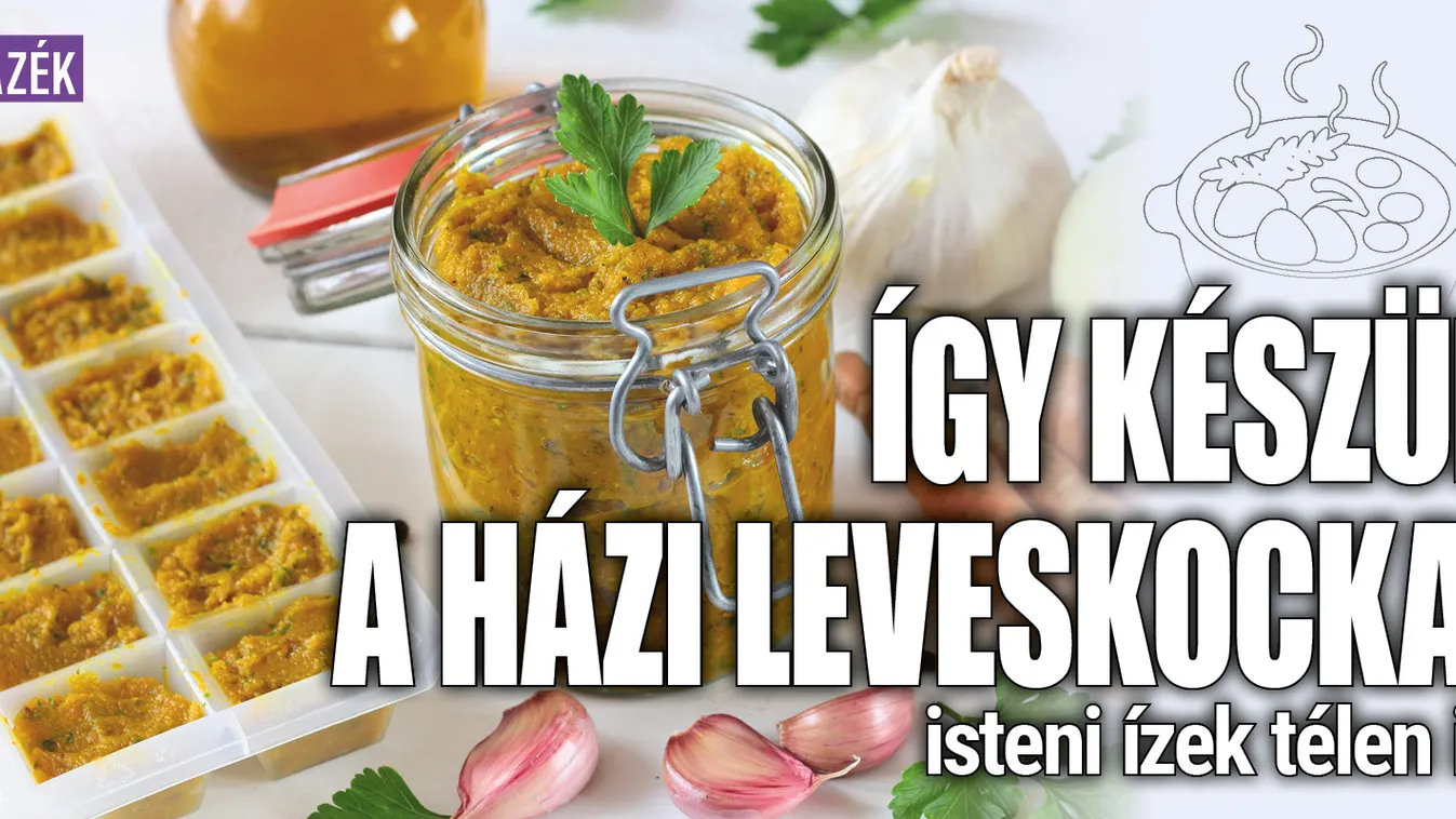 Így készül a házi leveskocka, isteni ízek télen is