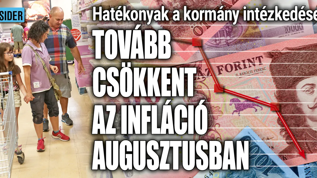 Zuhanásban az infláció, sikeresek a kormány intézkedései