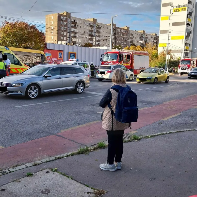 Fehérvári út baleset