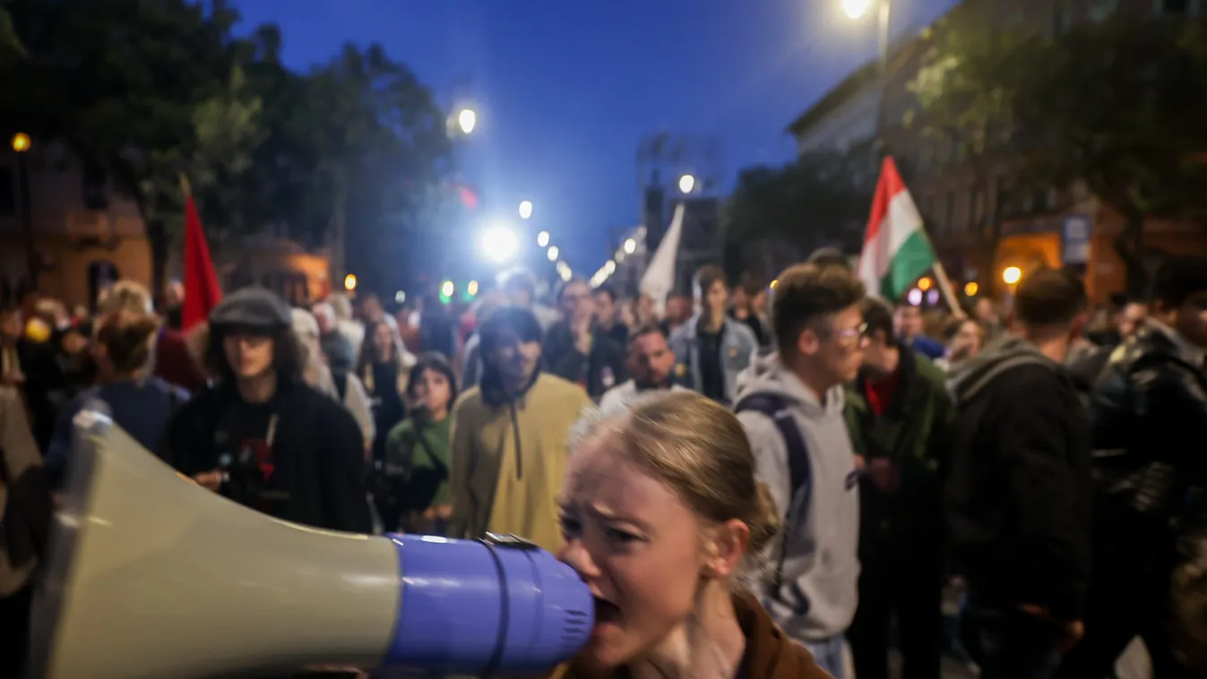 Vörös festék Hamasz-módra, így "ünnepelt" a magyar baloldal