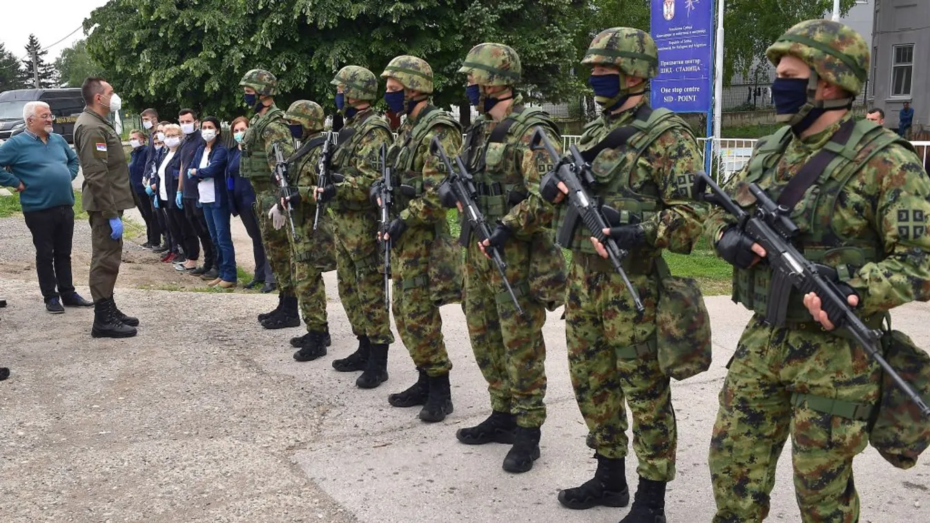 Terrorellenes kommandósok a szerb-magyar határon