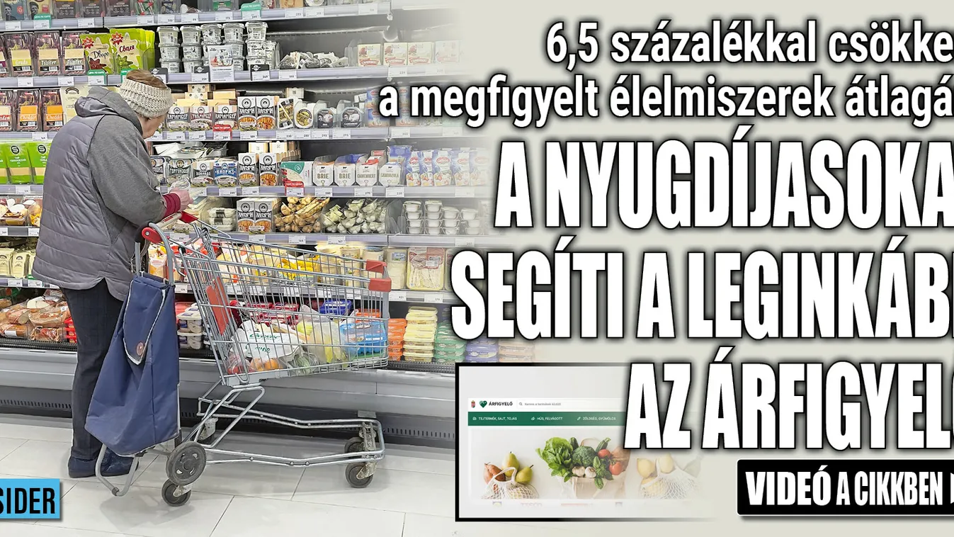 A nyugdíjasokat segíti a leginkább az Árfigyelő