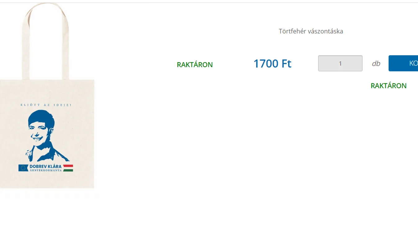 Gyurcsányné-szatyrot árul a DK! -És ez nem vicc...