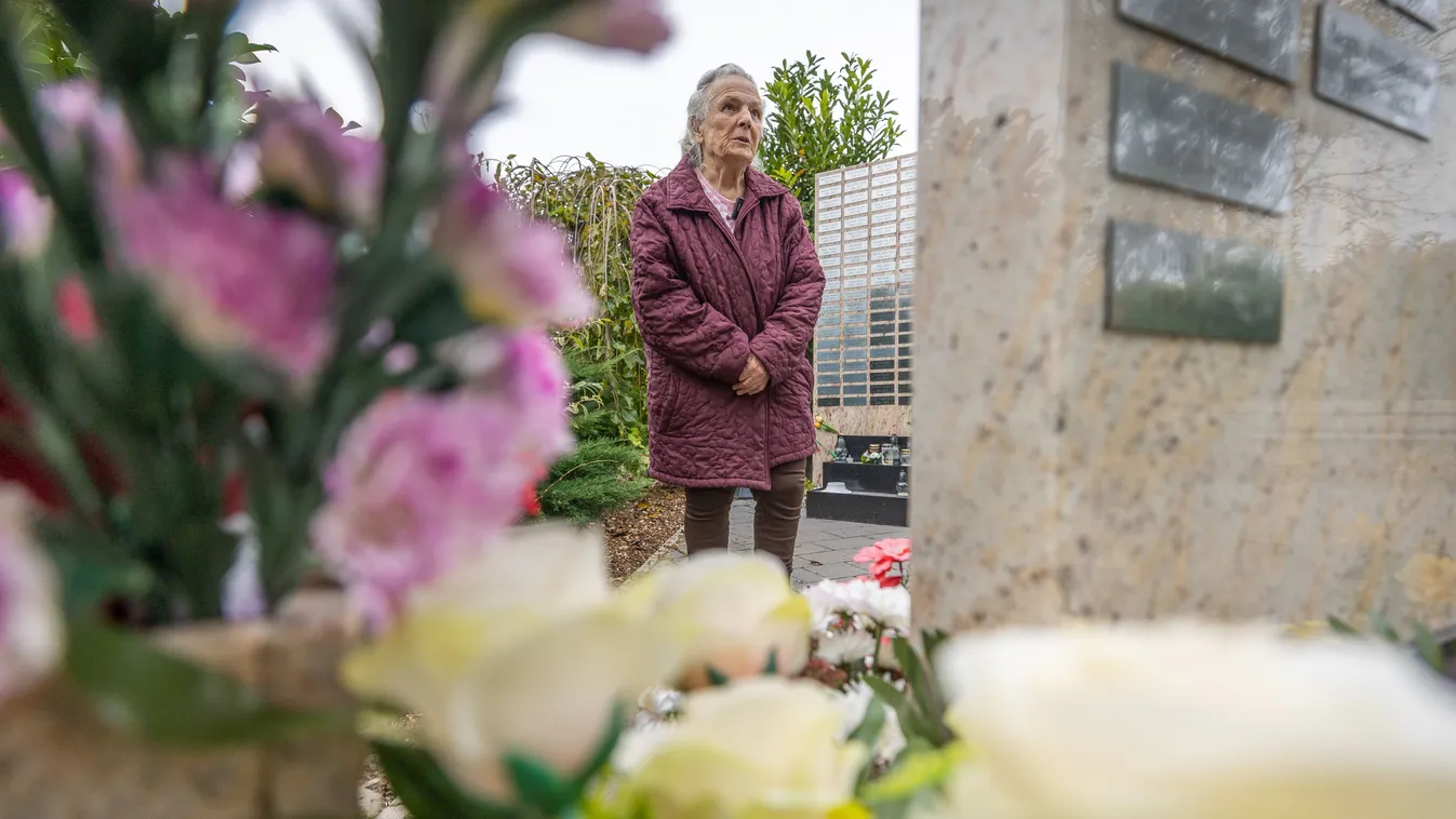 A hajléktalan Erzsike néni először járt a fia sírjánál