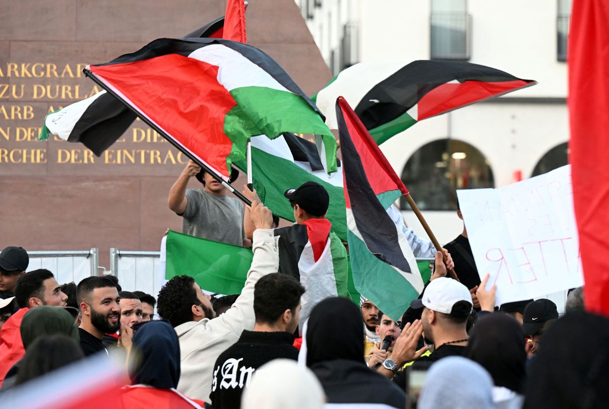 Pro-Palestinian demonstration in Karlsruhe