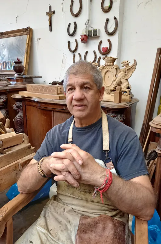 Rostás Árpád világhírű asztalos és restaurátor művész