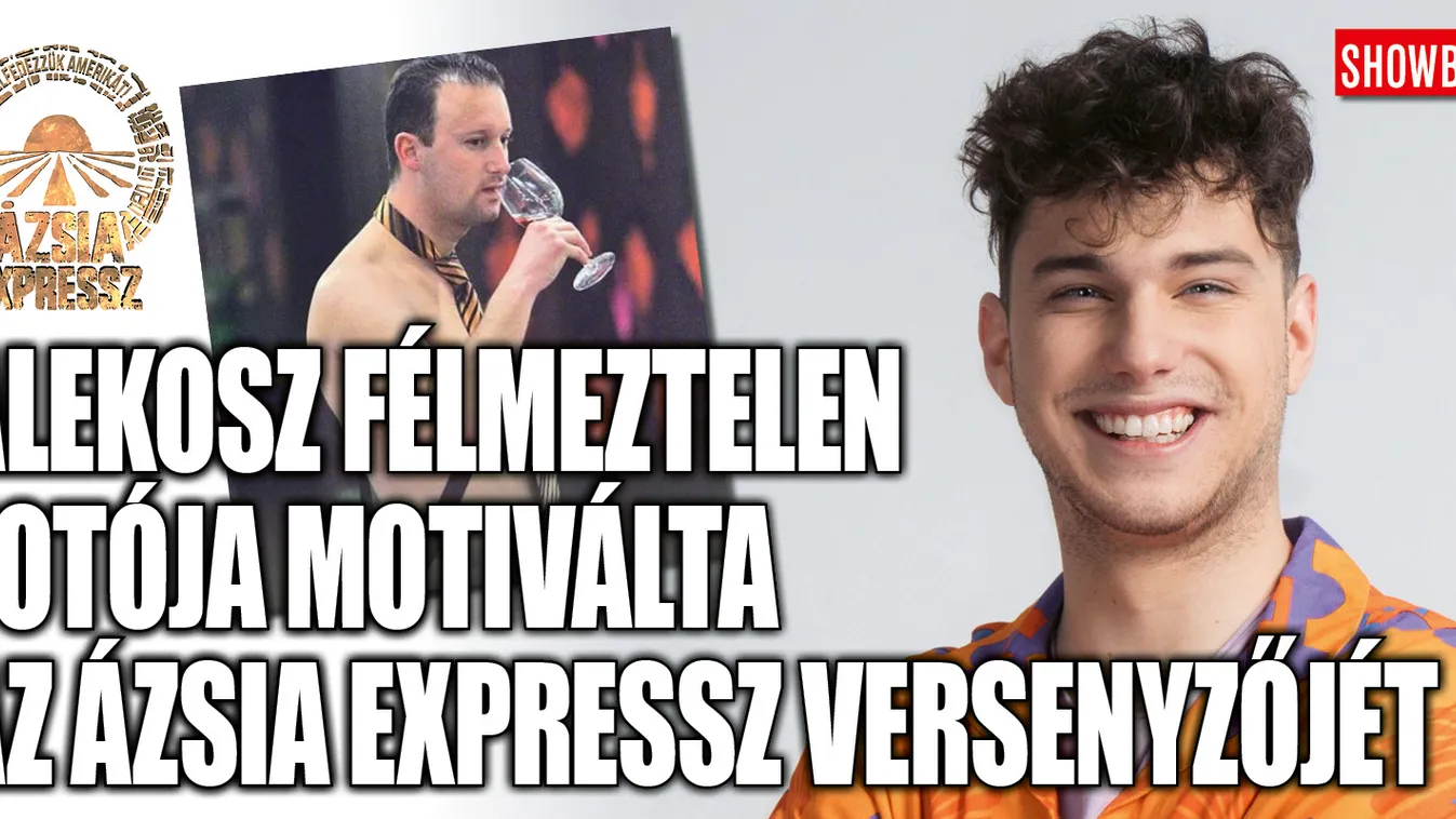Alekosz fecskés fotójával készült az Ázsia Expressz sztárja