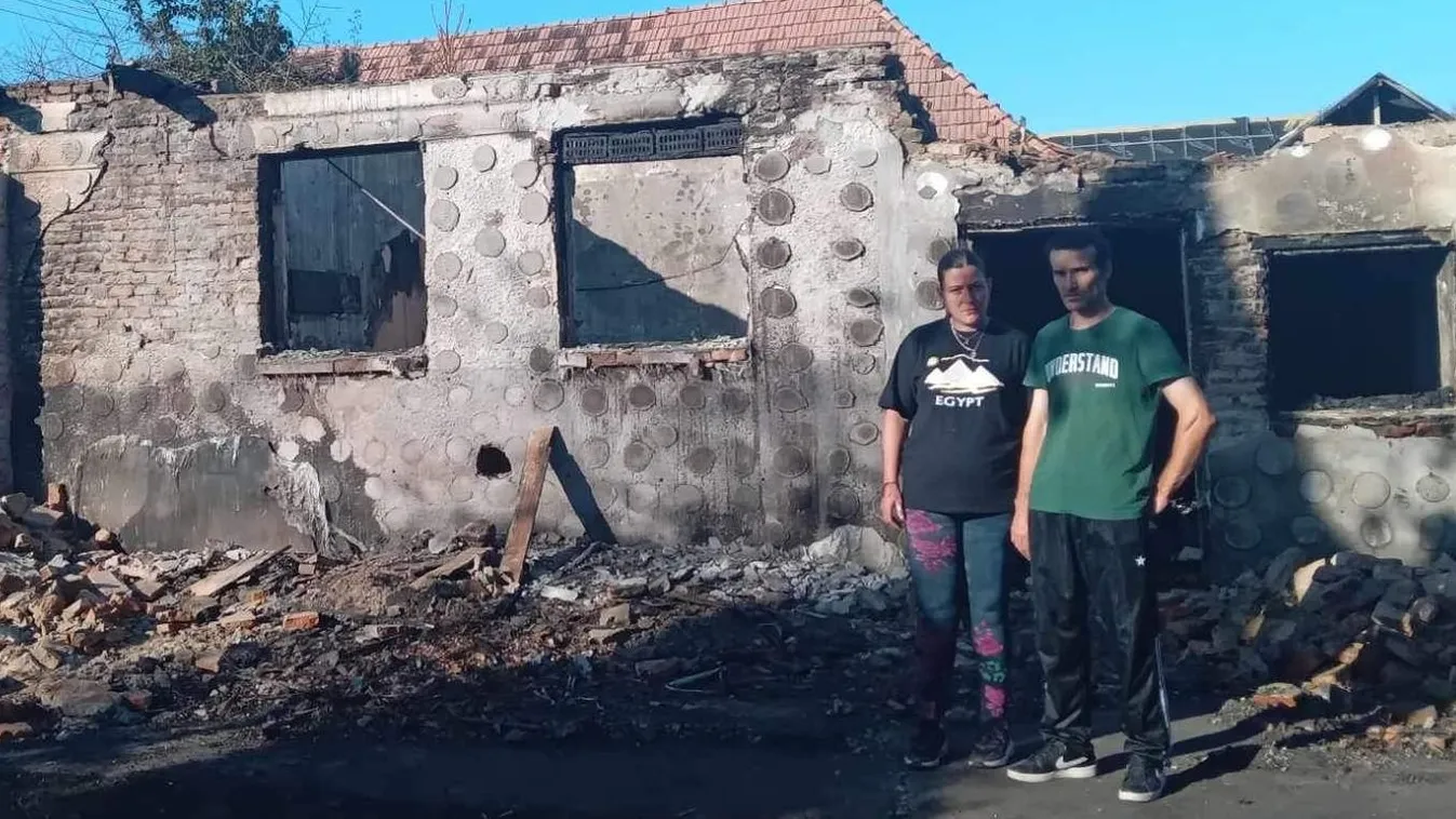 Porig égett egy erdélyi magyar házaspár otthona