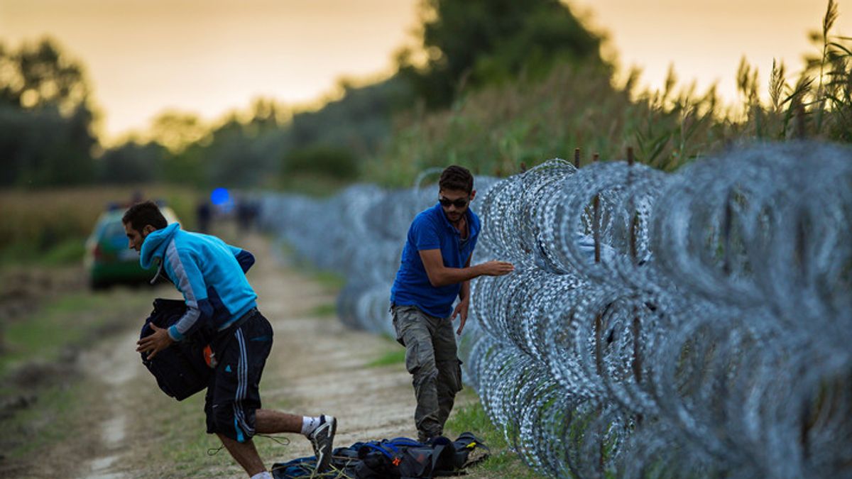 Borzalmas támadást indítottak a migránsok a határvédőnk ellen - videó