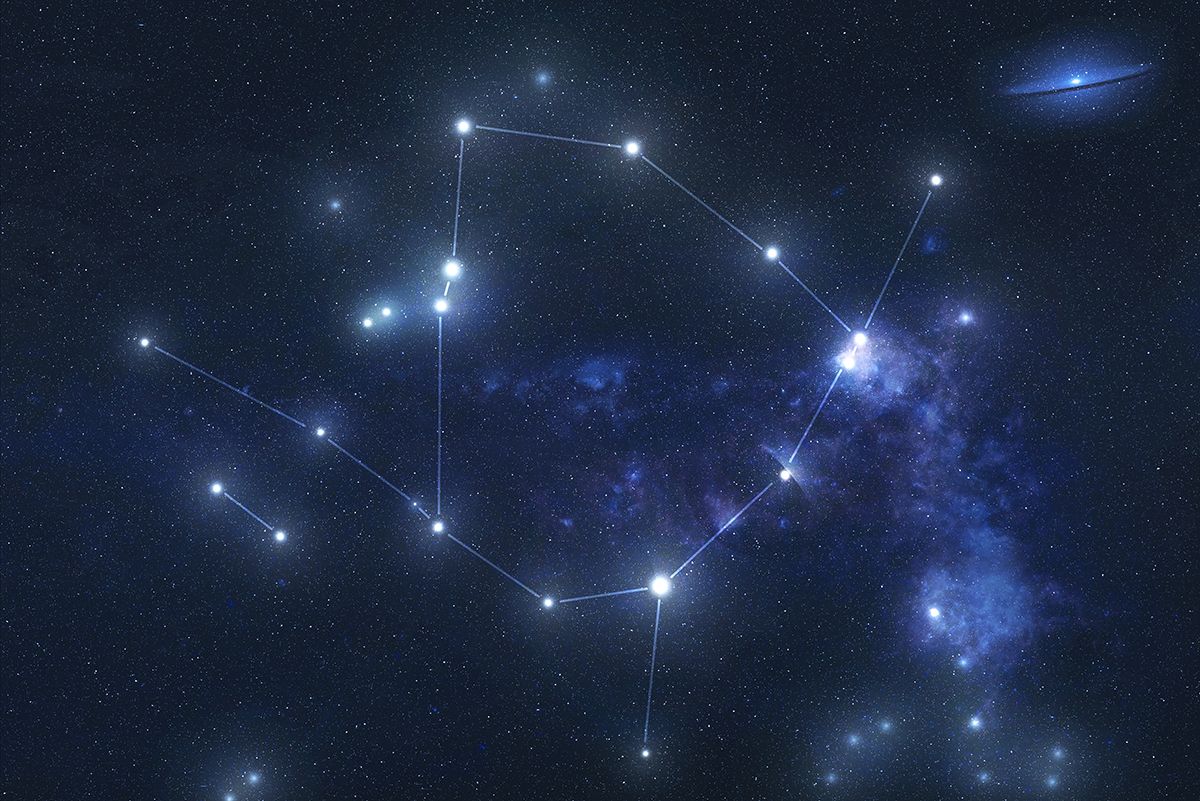 Ophiuchus,Constellation,Stars,In,Outer,Space.,Zodiac,Sign,Ophiuchus,Constellation