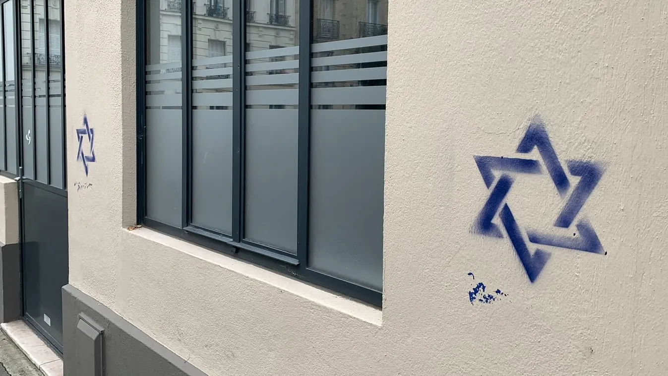 Párizs-szerte Dávid-csillagot festettek a zsidók házaira