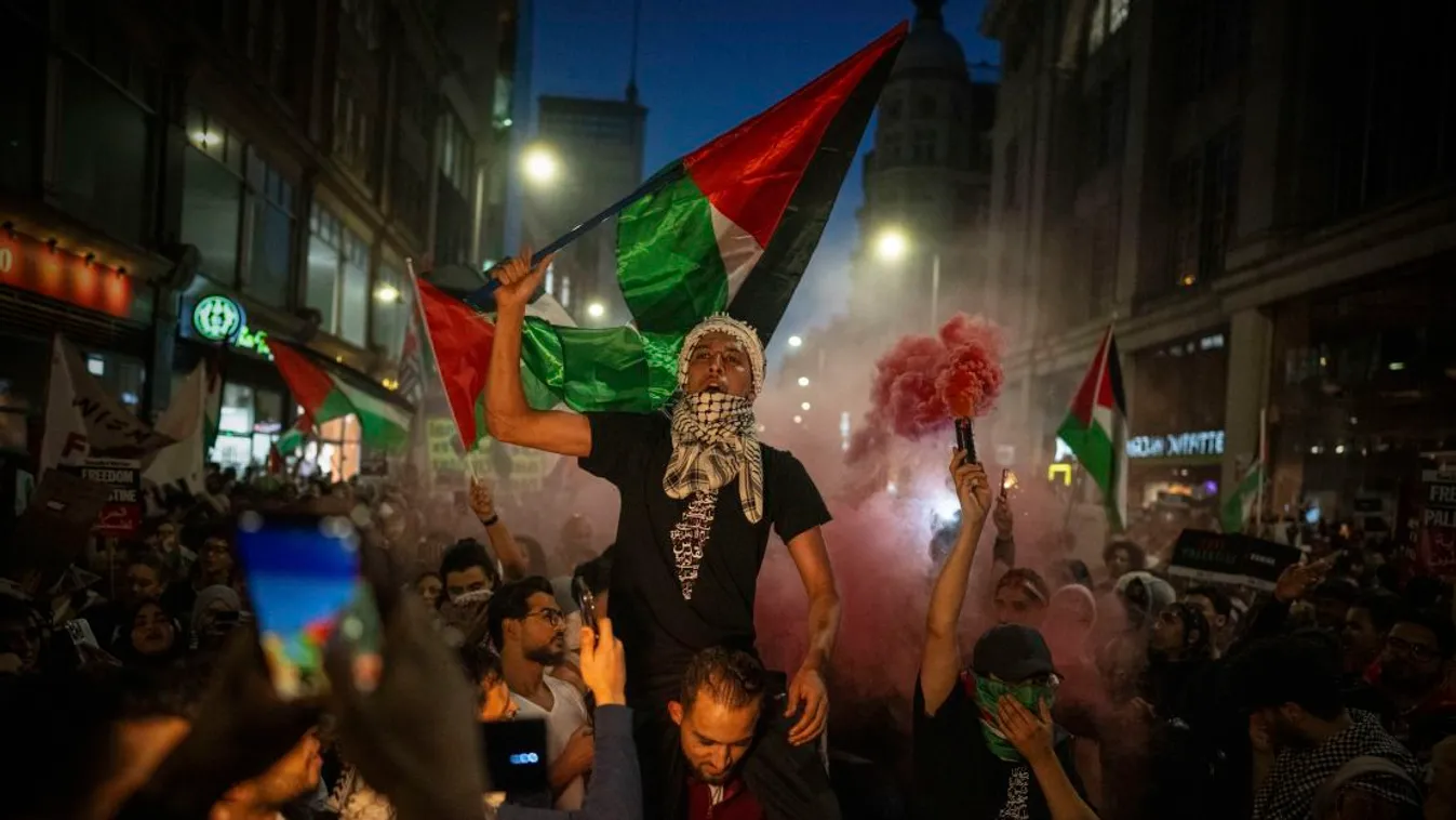 Világszerte folytatódnak a Hamasz-párti tüntetések