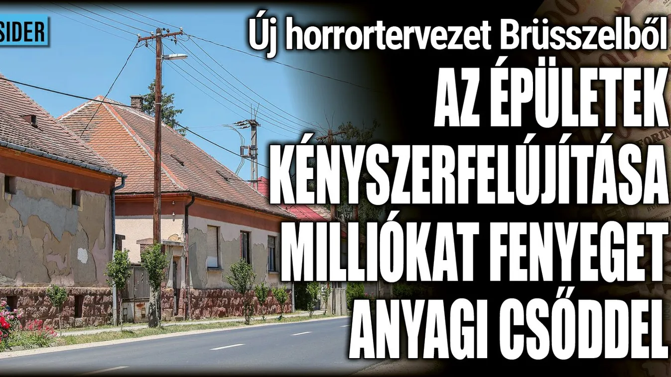 Az épületek kényszerfelújítása milliókat fenyeget csőddel