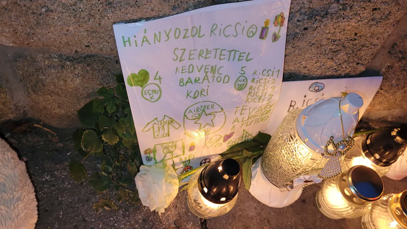 Hiányzol, Ricsi! – mécsesek égnek a diáktragédia áldozatáért