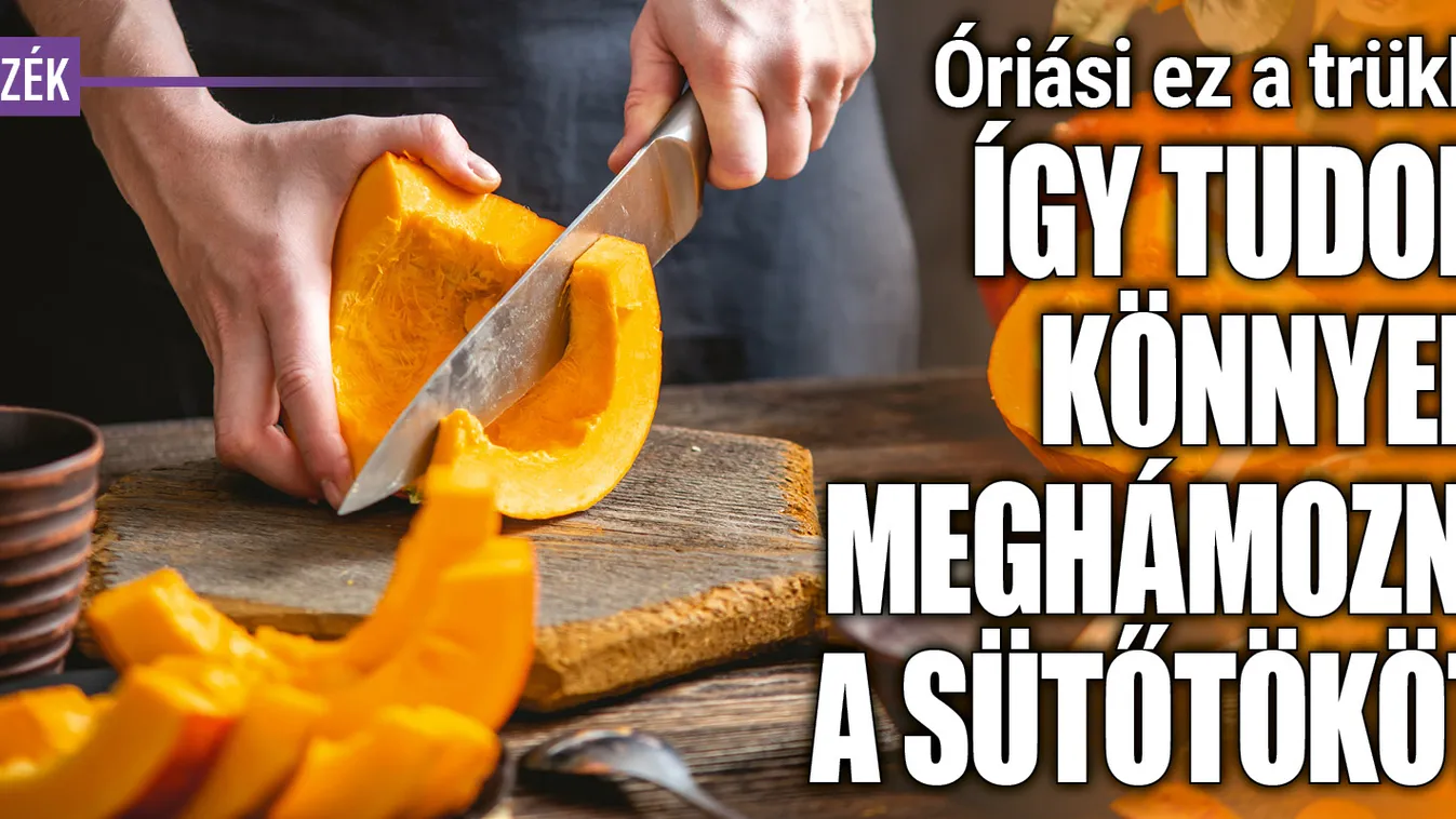 Óriási ez a trükk, így tudod könnyen meghámozni a sütőtököt