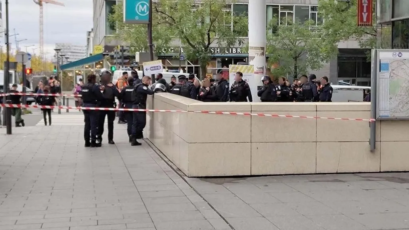 Lelőttek egy terrortámadással fenyegetőző nőt Párizsban