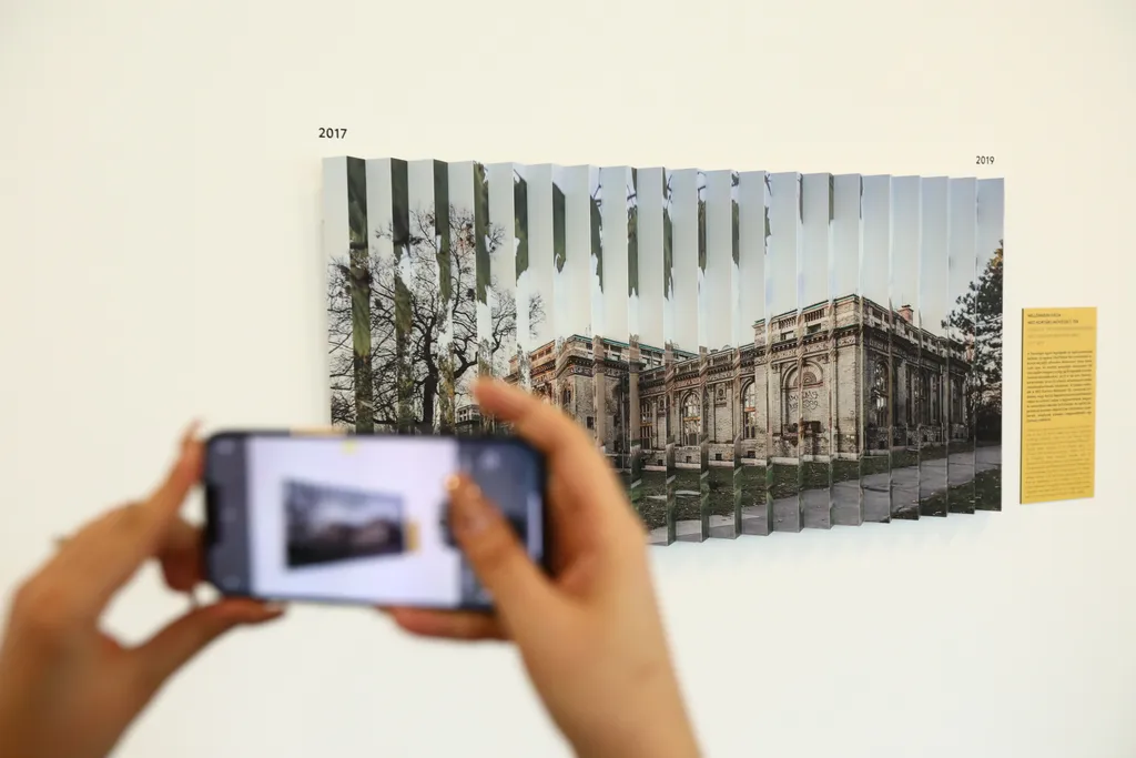 Liget Budapest Projekt első 10 évét bemutató interaktív kiállítás megnyitója