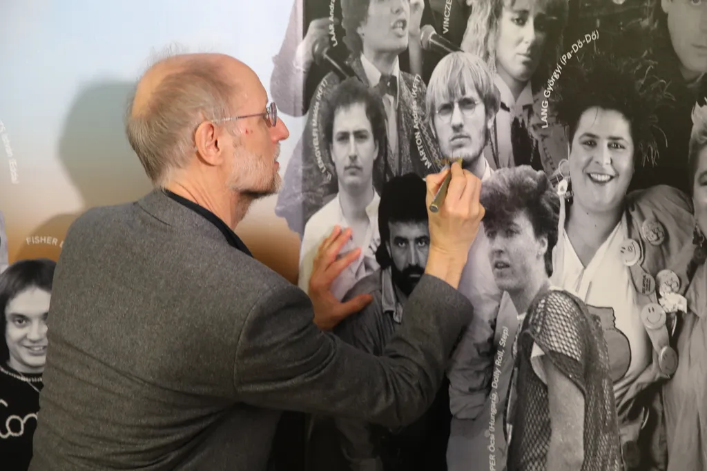 magyar Zene haza hiressegek fala